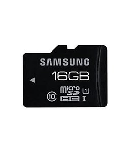 Samsung 16GB SDHC Plus Memory Card Class 10 price in India.