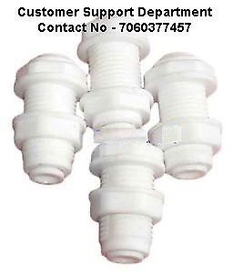 Luzon Dzire Bulk Head (In-Out) for RO Water Purifier - Set of 4 price in India.