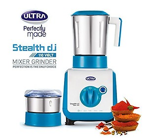 ULTRA STEALTH 1 750 W Mixer Grinder (3 Jars, Bright Turquoise) price in .