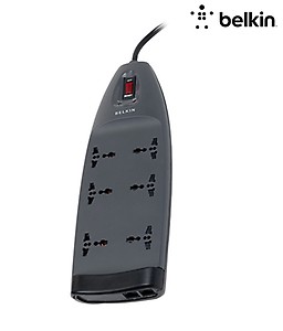 Belkin F9S623vzb2M 6-OUT Surge Protector price in India.