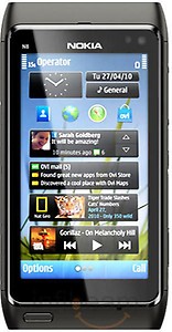 Nokia N8 Mobile Phone (Dark Grey) price in India.