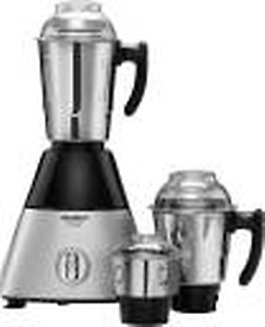 Maharaja Whiteline Infinimax HD Mixer Grinder with 3 Jars, 1000 W, Silver & Black, 5 Years Warranty on Motor price in India.