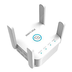 UJEAVETTE® 1200M Dual Frequency Wireless WiFi Signal Extension Amplifier White Us Plug price in India.