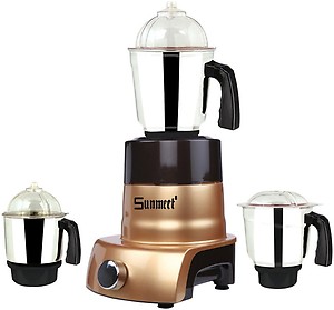 Sunmeet MA ABS Body MGJ WF 2017-144 MA MGJ WF 2017-144 1000 W Mixer Grinder (2 Jars, Gold) price in India.