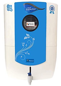 Ozean Platinum 12 LTR RO+UV+UF+Mineral+TDS Controller Electric Water Purifier with Installation kit (Blue) price in India.