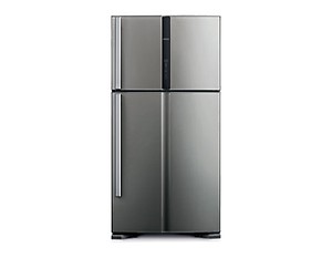 Hitachi 565 L Frost Free Double Door 3 Star Refrigerator  (Glass Grey, R-VG610PND3) price in India.