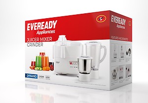 Eveready DYNAMO 450W Juicer Mixer Grinder price in India.