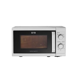 IFB 20 Litres Solo Microwave with Glass Door, Auto Defrost, Power Levels, Overheating Protection (20PM-MEC2, White)