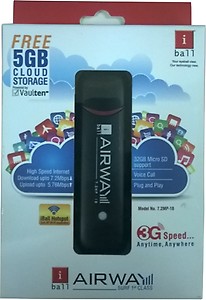 iBall 3.5G Wireless Modem Data Card price in India.