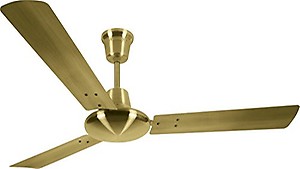 LUMINOUS Enchante Graphica 1200 mm 3 Blade Ceiling Fan  (Black, Silver, Pack of 1) price in .