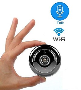 V.T.I. V380 App Mini WiFi SPYView Support 128GB Memory Card CCTV Camera for School Bus Car Night Vision price in India.