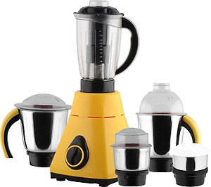 ANJALIMIX Mixer Grinder AMURA 1000 WATTS With 3 Jars (Yellow) price in India.