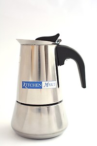 Kitchen Mart KMCP04 4 cups Coffee Maker  (Steel) price in India.