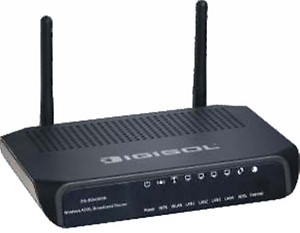 Digisol DG-BG4300NU 802.11N 300MBPS Wireless ADSL2+ Broadband Router with USB price in India.