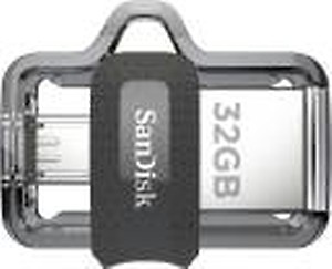 SanDisk Ultra Dual Drive M3.0 32 GB OTG Drive  (Black, Type A to Micro USB) price in .