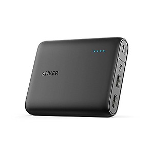 Anker PowerCore 10400mAh 2-Port Portable Charger/Power Bank with PowerIQ and VoltageBoost Technology for for iPhone, iPad, Samsung Galaxy (Black) price in India.