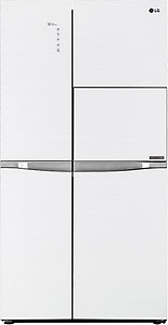 LG 675 litres Side-by-Side Refrigerator, Aria White GC-C247UGUV price in India.
