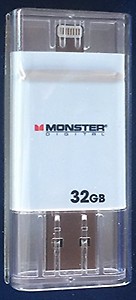Monster iX32 USB Drive - 32GB of Extra Storage for iPhones and iPads price in India.