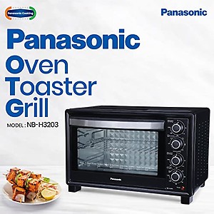 Panasonic 32-Litre NB-H3203KSM PACK OF 1 Oven Toaster Grill (OTG)  (BLACK) price in .