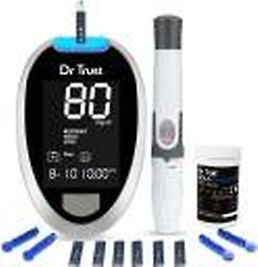 Dr Trust (USA) Fully Automatic Blood Sugar Testing Glucometer Machine with 10 Strips-9002 (White) price in India.