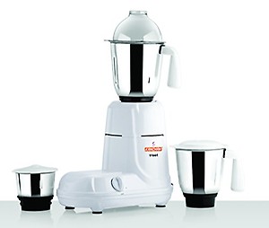Kanchan Triset Mixer Grinder 750W, Stainless Steel 3 Jars (Liquidizing, Wet Grinding and Chutney Jar) | Heavy Duty Motor with 18000RPM | ISI Certified Mixer Grinder With 5 Years Warranty on Motor price in India.
