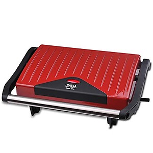 INALSA Sandwich Grill 750W Toast & Co| Adjustable Height Control With Floating Plates| Non Stick Coating | Automatic Temperature Cut-off with LED Indicator | Panini Grill| Sandwich Maker Black & Red price in India.
