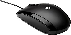 HP x500 Wired Optical Mouse  (USB 2.0, Black) price in India.