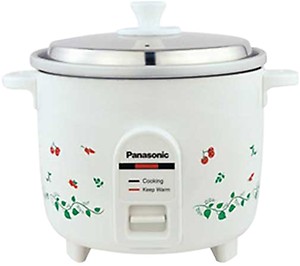 Panasonic SR-WA10H(E) 1 Liter Rice Cooker, White price in India.