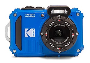 KODAK PIXPRO WPZ2 Rugged Waterproof Shockproof Dustproof WiFi Digital Camera 16MP 4X Optical Zoom 1080P Full HD Video Vlogging Camera 2.7" LCD (Blue) price in India.