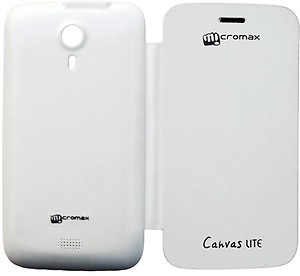 Premium Grade Leather Finish Flip Cover Hard Back Case For Micromax A92 A 92 BK price in India.