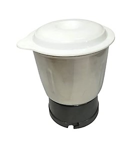 HAPPY E 1000ML Stainless Steel Grinder for Juicer Mixer Grinder, Stainless Steel Mixi Jar, Aluminum Base price in India.