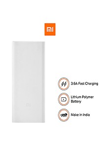 Xiaomi Mi PLM06ZM 20000 mAh Power Bank (White) price in India.