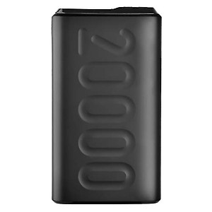 Ambrane 20000mAh Power Bank with 20W Fast Charging, Triple Output, Power Delivery, Type C Input, Made in India, Multi-Layer Protection, Li-Polymer + Type C Cable (Stylo-20k, Black) price in .
