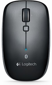 Logitech M557 Wireless Optical Mouse  (USB, Black) price in .