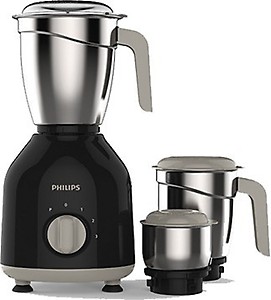 Philips HL7756/00 Mixer Grinder 750 Watt , 3 Stainless Steel Multipurpose Jars with 3 Speed Control and Pulse function (Black) price in .