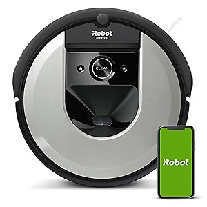 iRobot Roomba i7 (i7156) Wi-Fi Connected Robot Vacuum with Power-Lifting Suction and Dual Multi-Surface Rubber Brushes price in India.