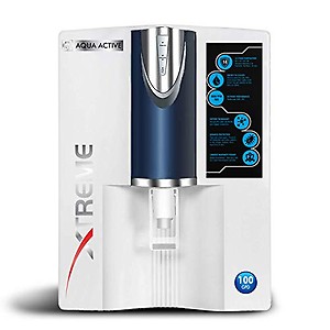 Aqua Active Misty RO+UV+UF+TDS+Alkaline 5 Stage Reverse Osmosis 10-Litre Water Purifier System with Ultraviolet Sterilizer, Black price in India.