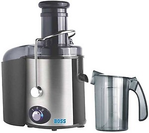 Boss Juice Pro B610 800-Watt Juice Extractor (Black and Silver) price in India.