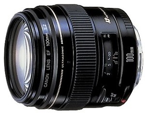 Canon EF 100 mm f/2.8L Macro IS USM Macro Prime Lens  (Black) price in India.
