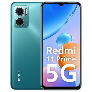 Redmi 11 Prime 5G (6GB RAM, 128GB, Meadow Green) price in India.