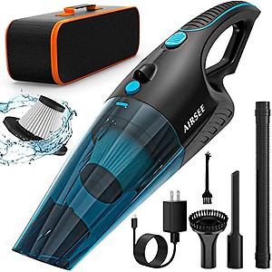 AIRSEE Handheld Vacuum Cordless, 14 KPA Powerful Car Vacuum 2-Speed Strong Suction Hand Vacuum with a Special Suction Port for Vacuum Storage Bags Mini Vacuum Cleaner for Home and Car Cleaning price in India.