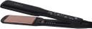 VEGA Pro-Ease with Wide Ceramic Coated plates & Adjustable Temperature VHSH-26 Hair Straightener  (Black) price in .