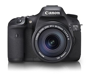 Canon EOS 7D 18.0MP Digital SLR with EF-S 18-135 Kit Lens (Black) price in India.