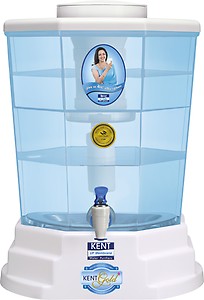 KENT Gold Plus Gravity Water Purifier (11015) | UF Technology Based | Non-Electric & Chemical Free | Counter Top | 20L Storage | White price in India.