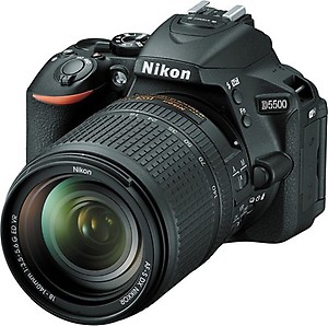Nikon D5500 24.2 MP DSLR Camera Kit (18-55mm)(Black) price in India.