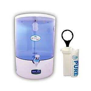 AQUAULTRA Plastic Dolphin RO+Alkaline Water Purifier, 3 inch (Blue) price in India.