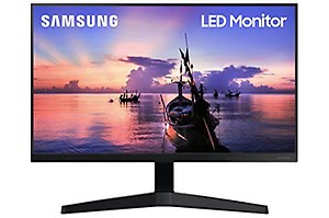 Samsung 24 inches LED 1920 x 1080 Pixels Flat Computer Monitor - Full HD, Super Slim AH-IPS Panel - LF24T352FHWXXL, (Dark Blue, Gray) price in India.