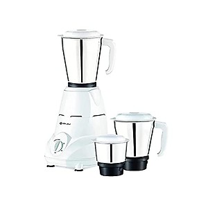 Jehovah Home appliances- 500W Mixer Grinder with Nutri-Pro Feature, 3 Jars, White price in India.