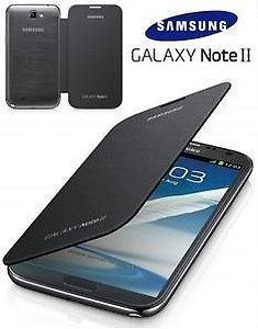 Flip Cover for Samsung Galaxy Note 2 N7100 - Black price in India.