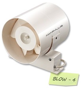 AMARYLLIS Axial Inline Ventilating Fan Blow-4, 4 Inches, White/Ivory price in India.